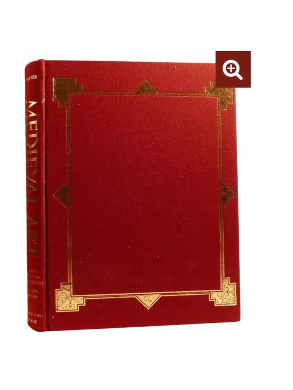 Collectible First edition 1989 James Snyder’s “Medieval Art” Book w Gold Accents